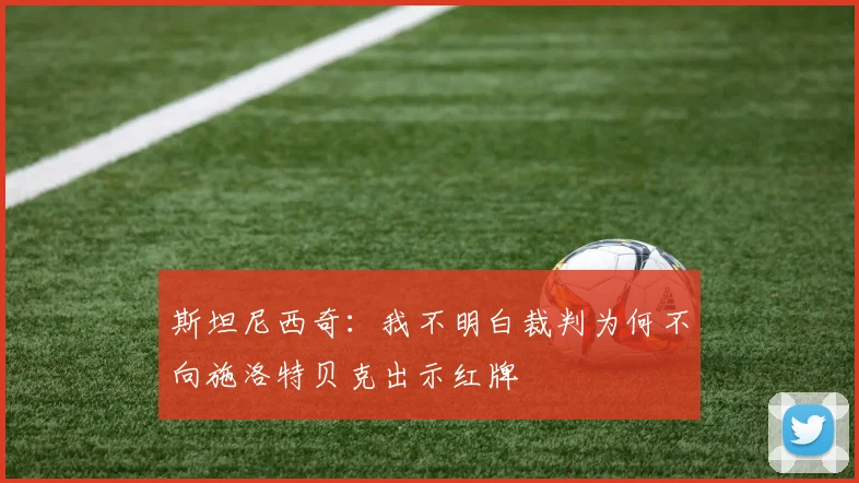 斯坦尼西奇：我不明白裁判为何不向施洛特贝克出示红牌
